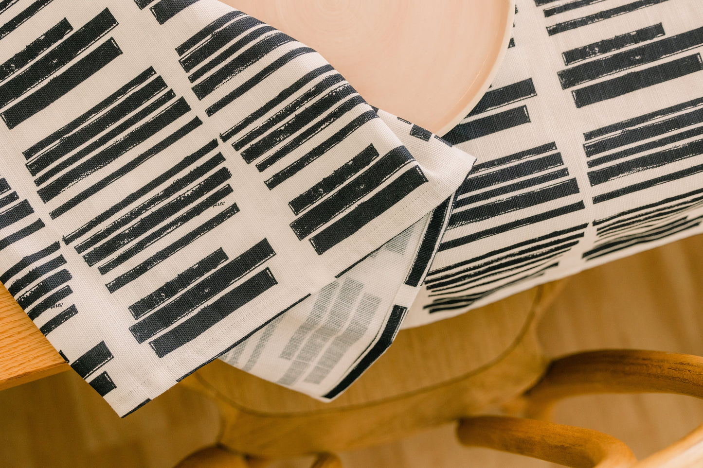 Marguerite in Indigo Tablecloth