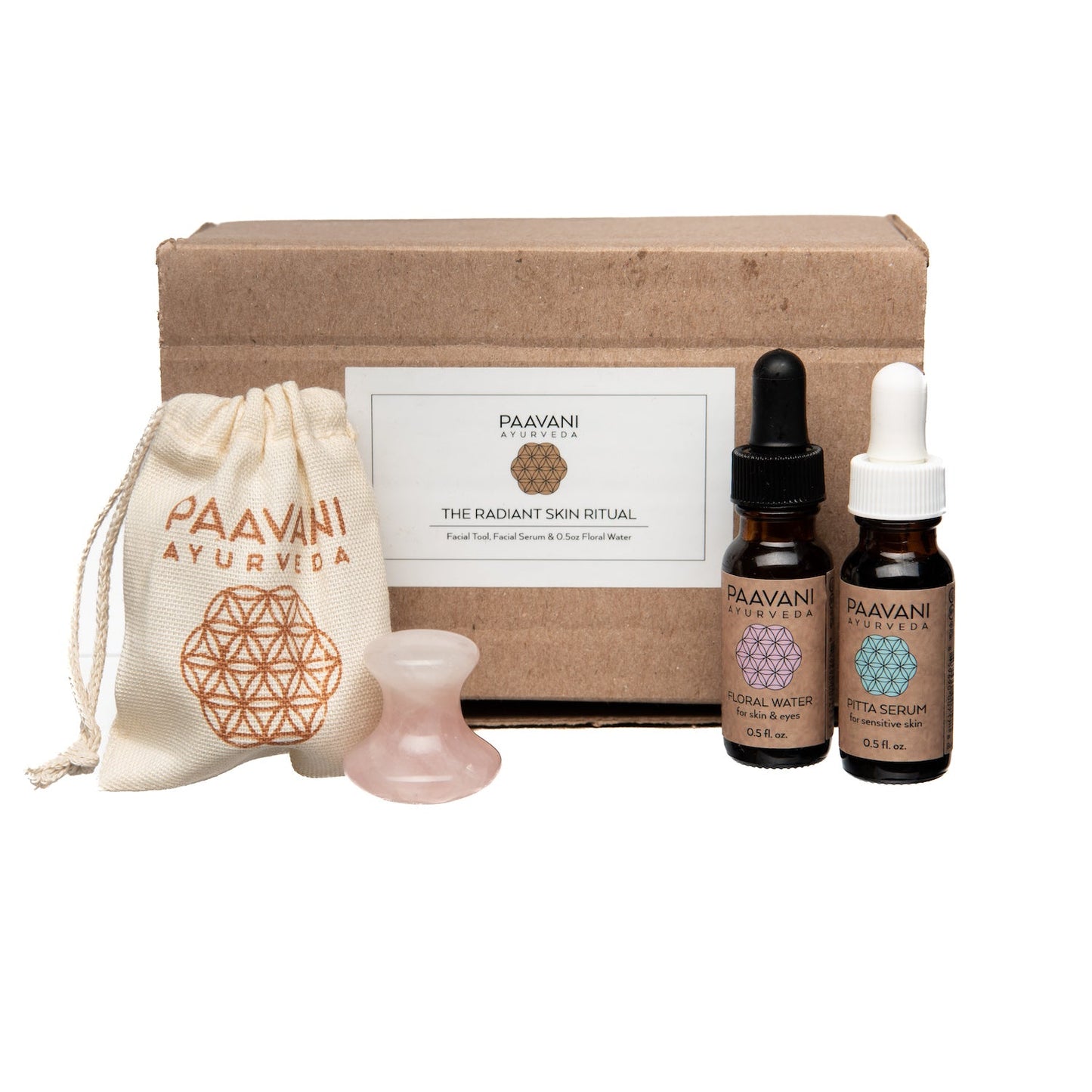 Ayurvedic Rose Quartz Facial Massage Kit
