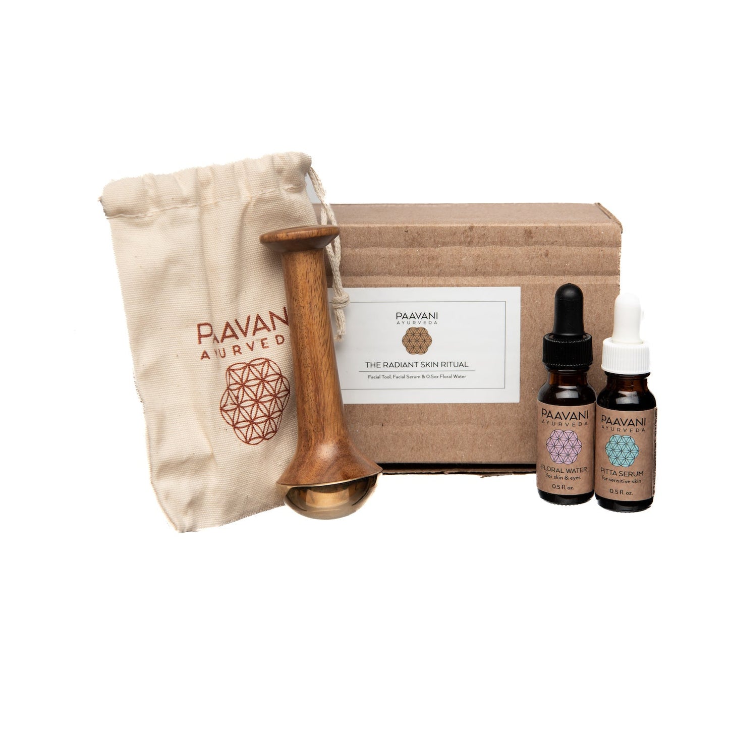Ayurvedic Kansa Wand Facial Massage Kit