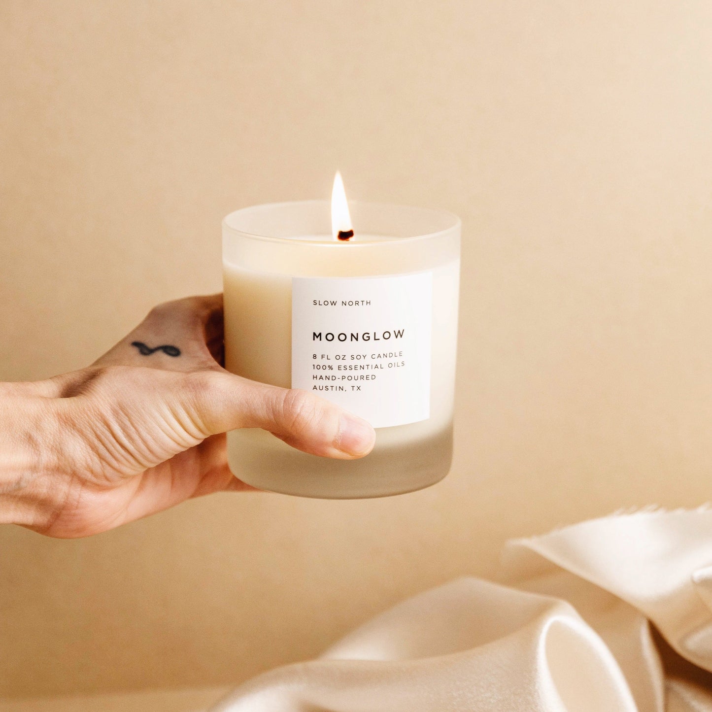 Moonglow - Signature Candle (Patchouli + Cinnamon + Black Pepper)