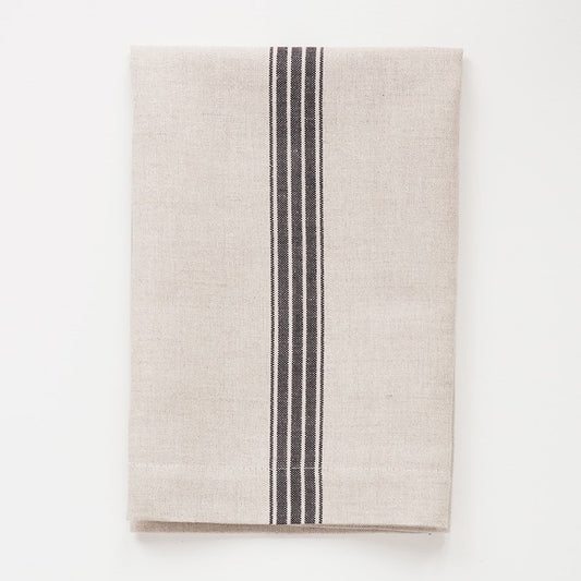 Provincial Napkins - Natural / French Navy (Set of 4)