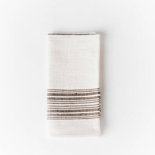 Aden Napkins, Natural / Grey (Set of 4)