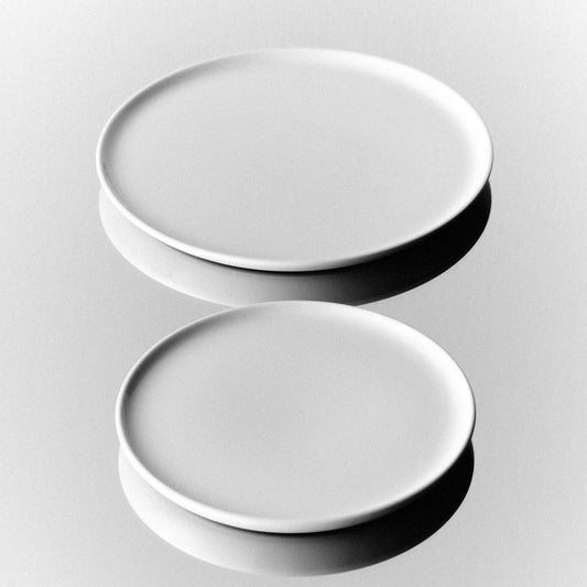Large Slim Plate - White (Set of 4)