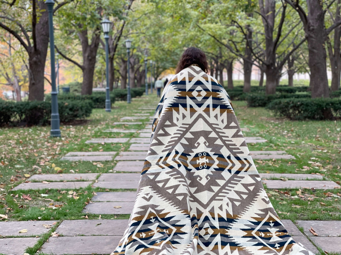 Canoa Blanket - Taupe Earth